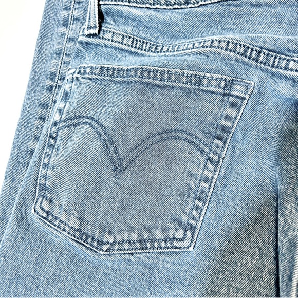 Levi’s jeans 501 Buttonfly jeans boyfriend high rise jeans gray women Size 31 - Picture 11 of 13